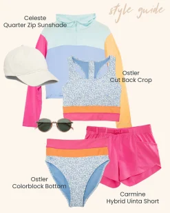 Sale Cut Back Crop Mommy & Me|Swim Tops