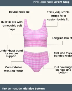 Outlet Avant Crop Swim Tops