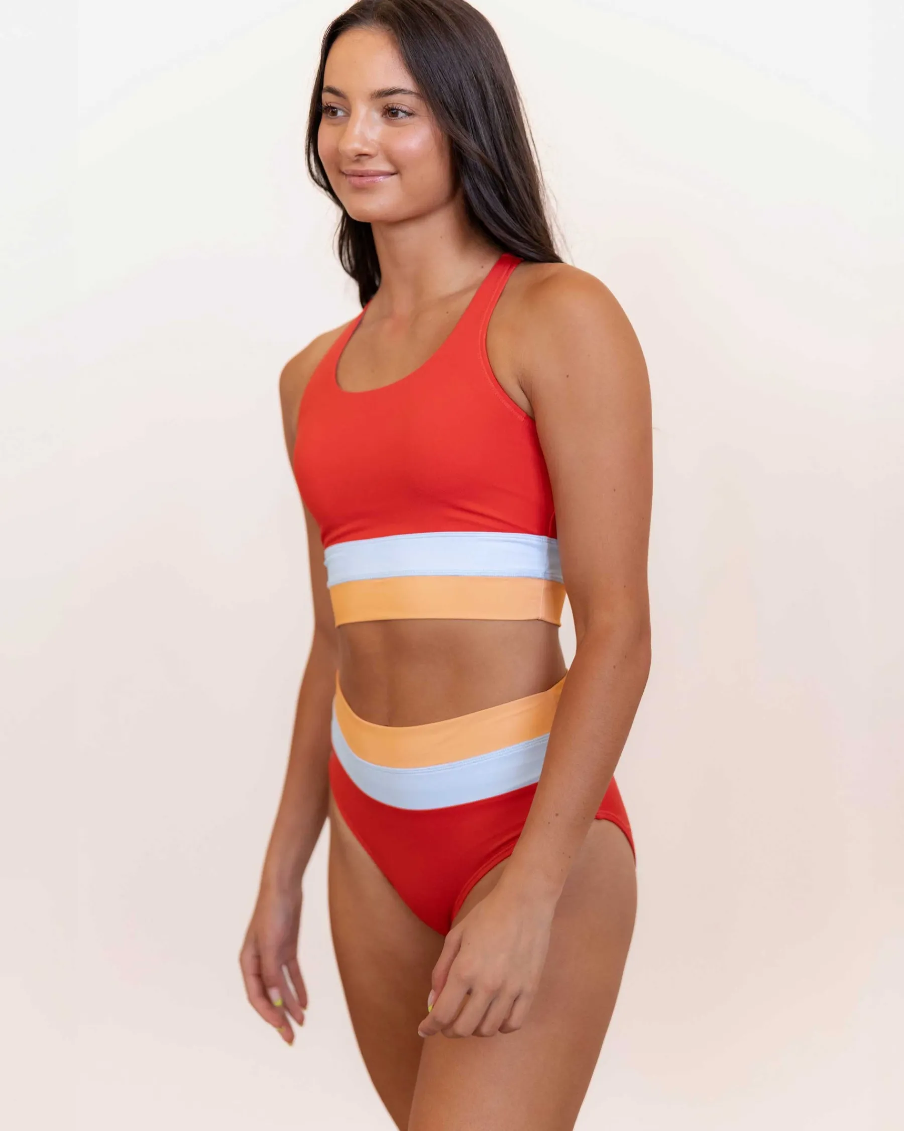 Hot Colorblock Bottom Mommy & Me|Swim Bottoms