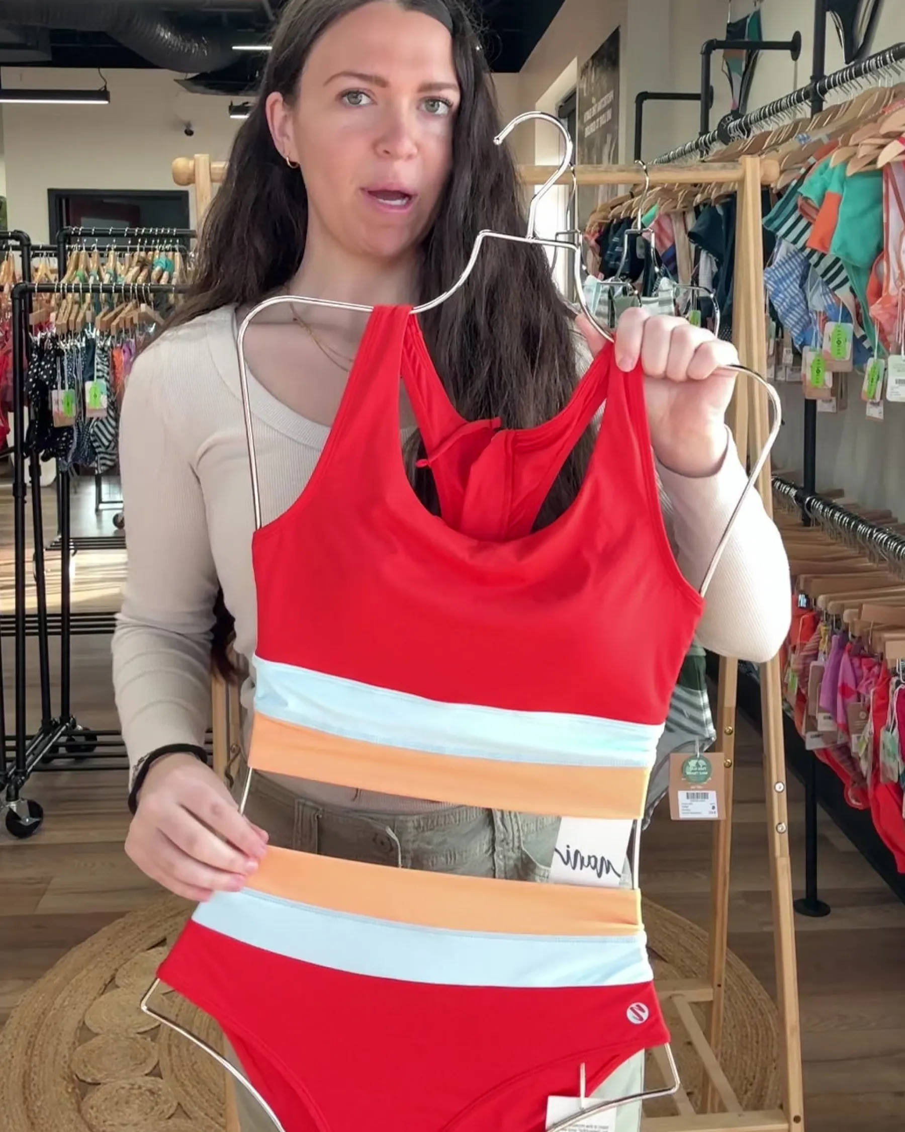 Hot Colorblock Bottom Mommy & Me|Swim Bottoms