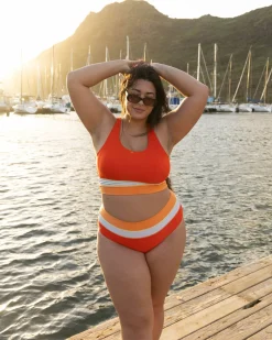 Outlet Colorblock Bottom Swim Bottoms