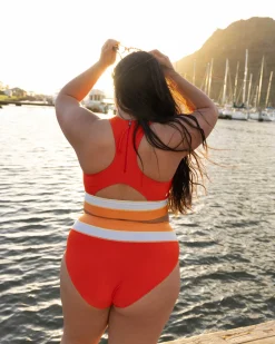 Outlet Colorblock Bottom Swim Bottoms