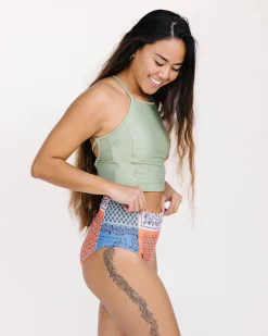 Zip Pocket Bottom Swim Bottoms