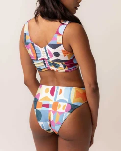 New Reversible High Leg Bottom Swim Bottoms