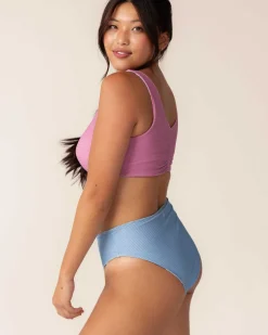 New Reversible High Leg Bottom Swim Bottoms