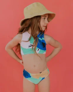 Online Sea Floral Kids Mini Two Piece Set Mommy & Me