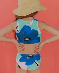 Online Sea Floral Kids Mini Two Piece Set Mommy & Me