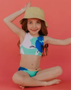 Online Sea Floral Kids Mini Two Piece Set Mommy & Me