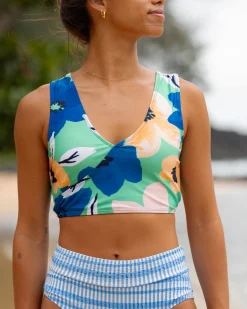Sale Switch V Crop Mommy & Me|Swim Tops