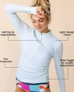 Hot Baywatch Rashguard Sun Protection