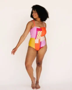 Discount Patchwork One Piece One Pieces