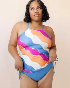 Outlet Sunrise Drawstring Tankini Mommy & Me|Swim Tops