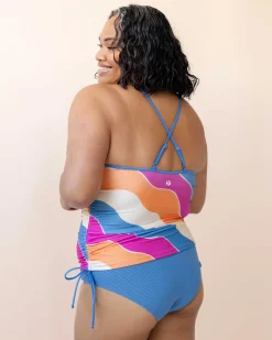 Outlet Sunrise Drawstring Tankini Mommy & Me|Swim Tops