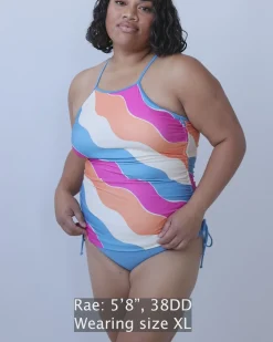 Outlet Sunrise Drawstring Tankini Mommy & Me|Swim Tops