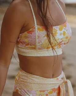 Online Tied Up Bottom Swim Bottoms