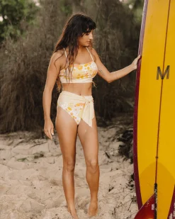 Online Tied Up Bottom Swim Bottoms