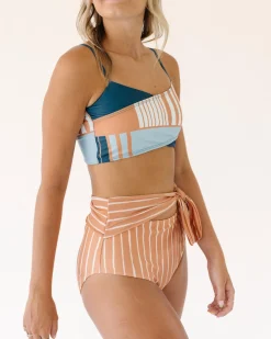 Clearance Side Tie Bottom Swim Bottoms