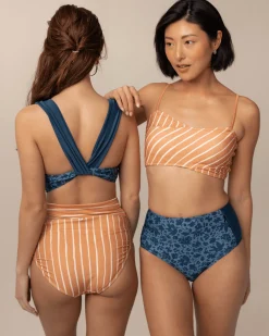 Clearance Side Tie Bottom Swim Bottoms