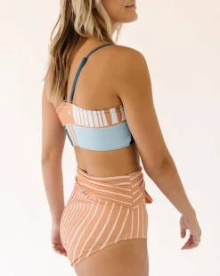 Clearance Side Tie Bottom Swim Bottoms