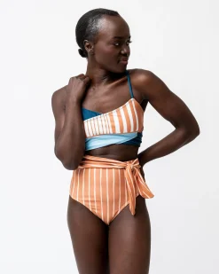 Clearance Side Tie Bottom Swim Bottoms