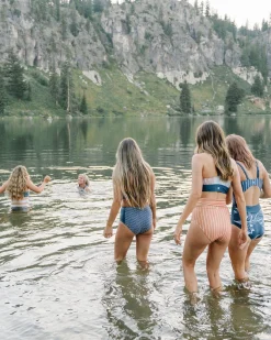 Clearance Side Tie Bottom Swim Bottoms