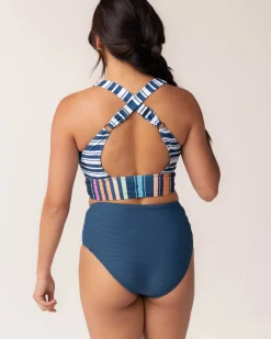 Hot Underwire V-Neck Crop Swim Tops