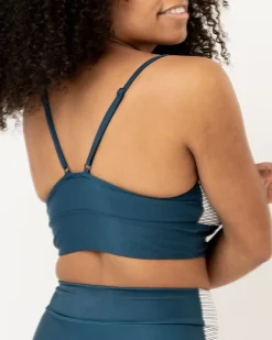 Outlet Textured Surf Crop Swim Tops