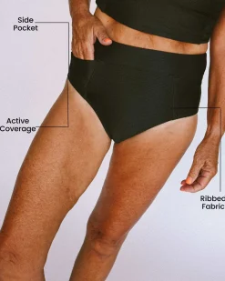 Best Textured Pocket Bottom Swim Bottoms