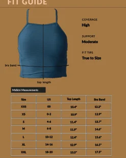 Outlet Midkini Swim Tops