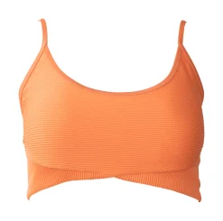 Online Textured Tone Crop Swim Tops