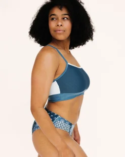 Clearance Textured Shaka Bralette Swim Tops