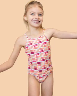 Discount Girls Skinny Strap One Piece One Pieces
