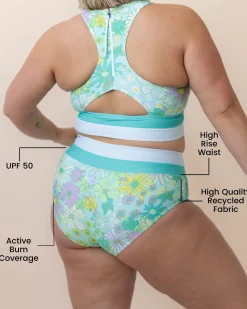 Outlet Colorblock Bottom Swim Bottoms