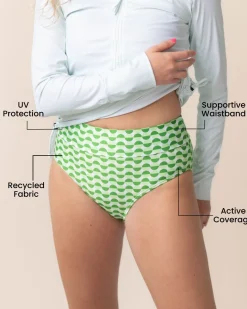 Discount Mid Rise Bottom Swim Bottoms