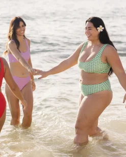 Discount Reversible High Leg Bottom Swim Bottoms